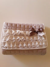 Carica l'immagine nel visualizzatore di Gallery, POCHETTE BEAUTY-CASE PICCOLA serie RUCHE