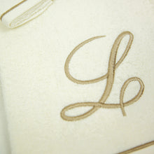 Carica l'immagine nel visualizzatore di Gallery, COPPIA ASCIUGAMANI CIFRA CON PROFILO