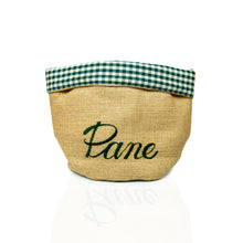 Carica l'immagine nel visualizzatore di Gallery, PORTAPANE JUTA variante VERDE