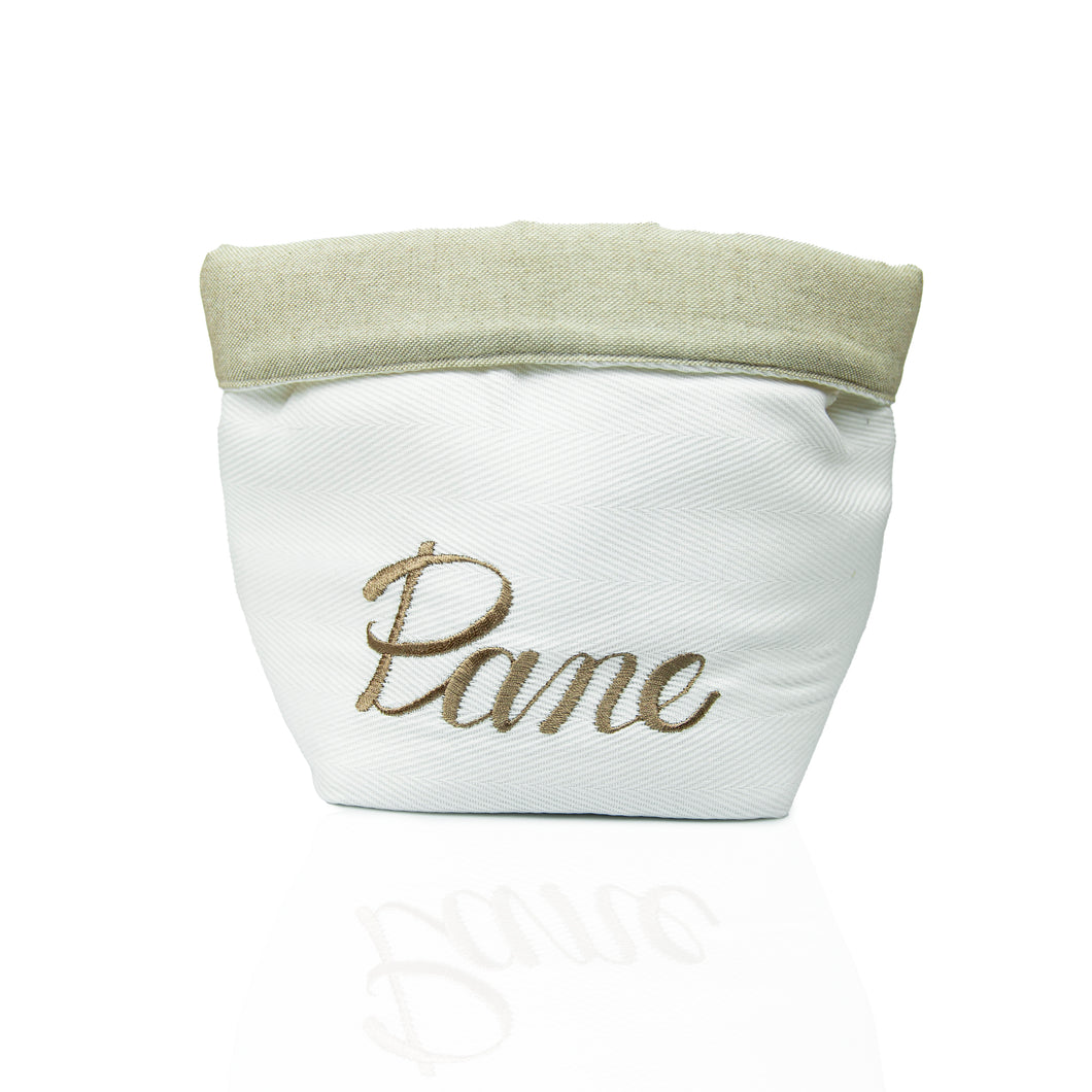 PORTAPANE scritta BEIGE